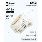 Portable Waist Clip Bladeless Fan