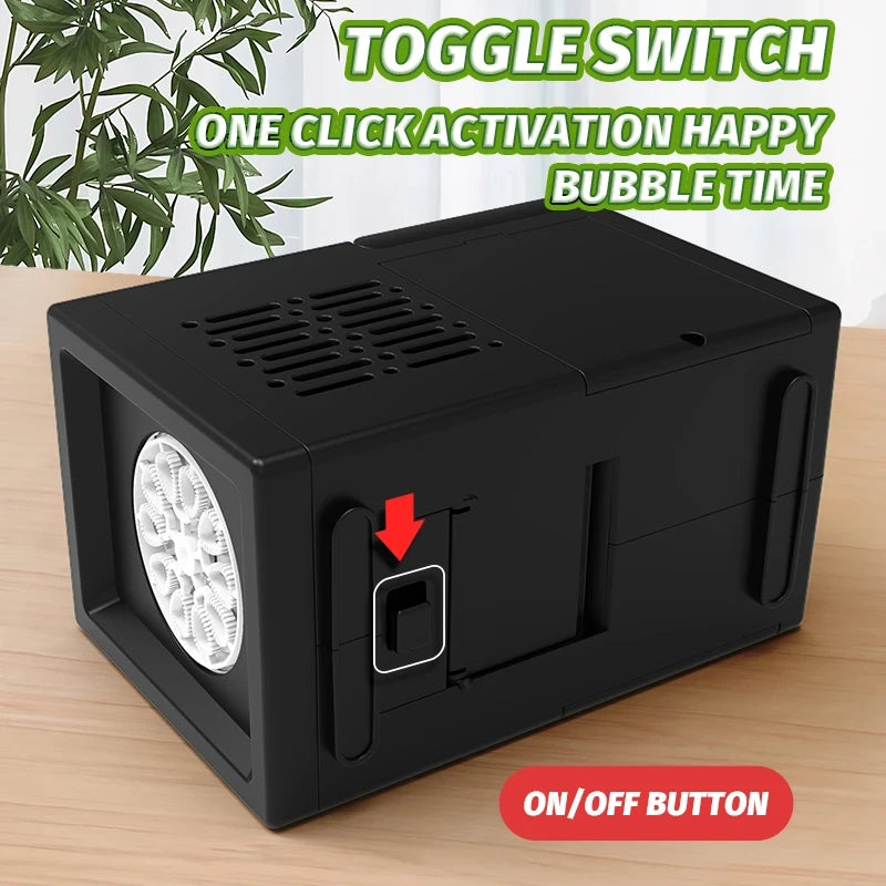 Automatic Ten Hole Handheld Bubble Machine