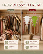 Rotatable Vertical Closet Organizer