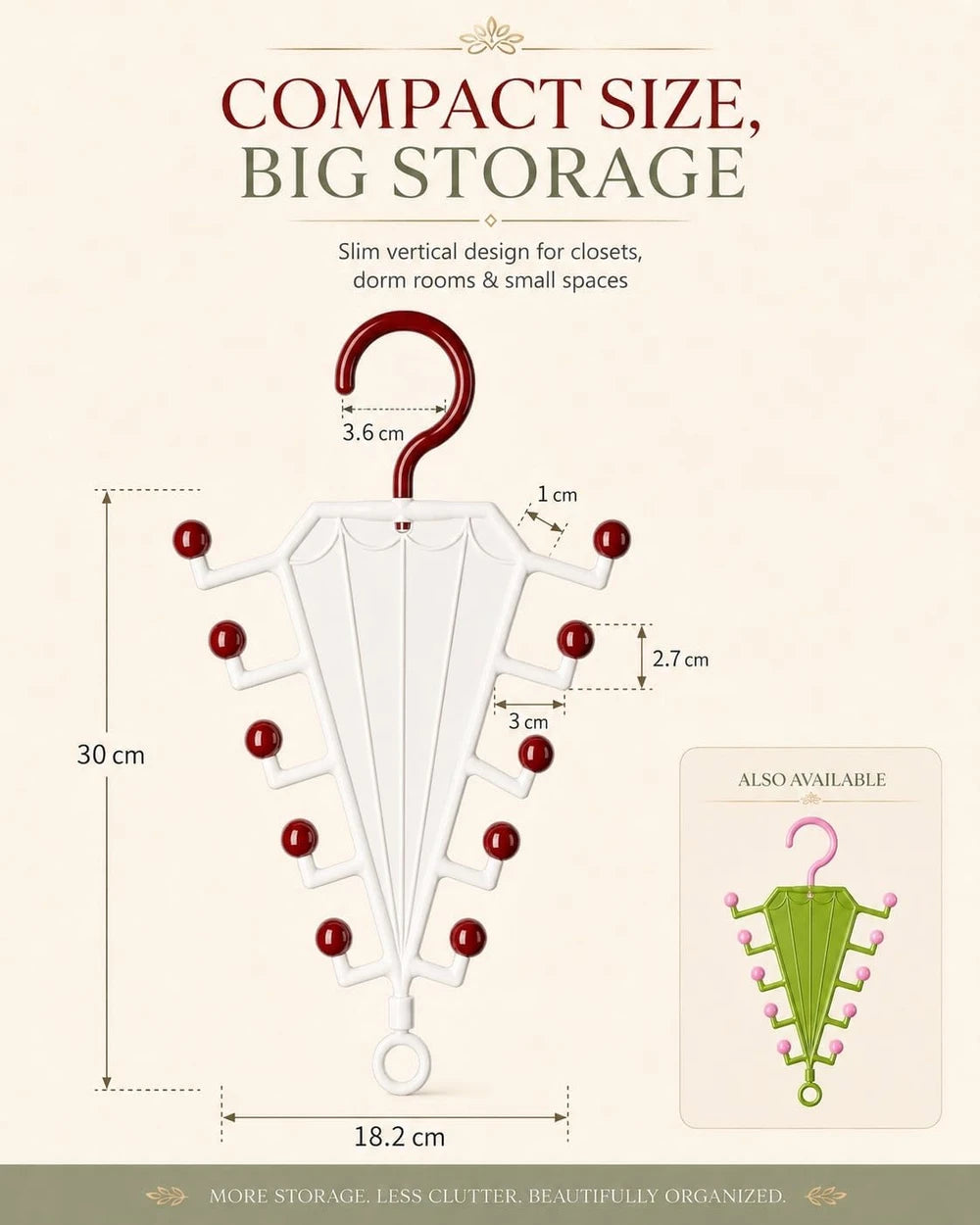 Rotatable Vertical Closet Organizer